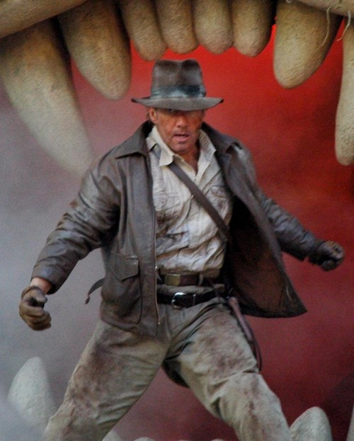 Indiana Jones impersonator and Harrison Ford look-alike captain Indiana Jones for birthday parties