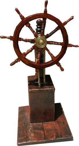 Ships Wheel on Stand - Prop Hire, Event Styling