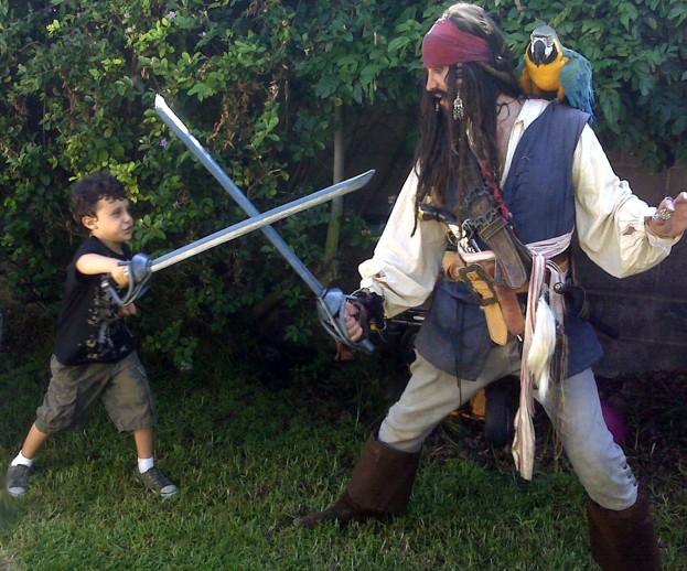 Kids Pirate birthday party pictures 